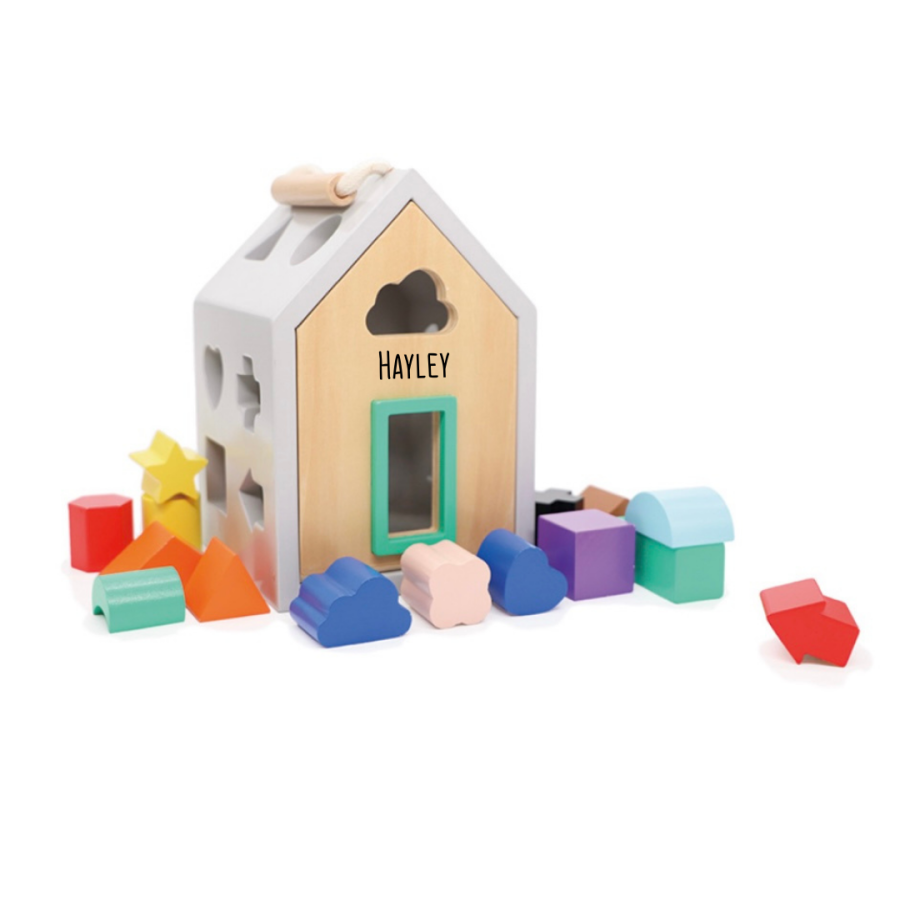 House Wooden Shape Sorter